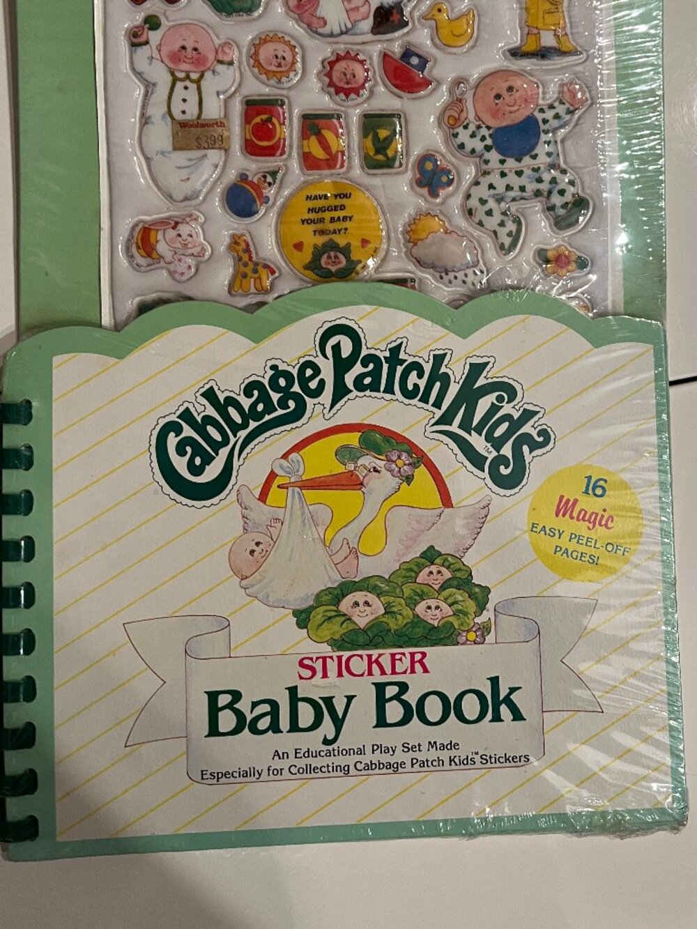 Cabbage Patch Kids Sticker Book -Vintage 1983 Collectible (original packaging) - Picture 3 of 12